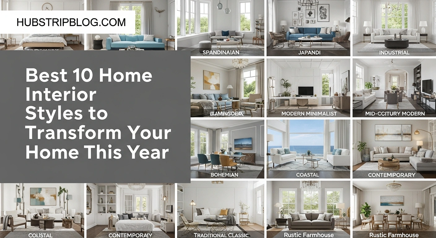 Best 10 Home Interior Styles to Transform Your Home This Year