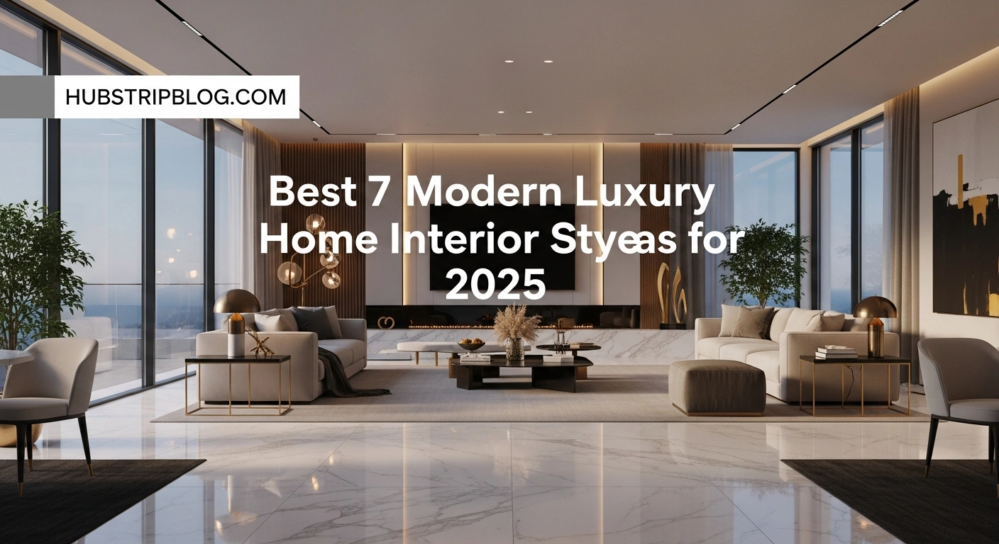 Best 7 Modern Luxury Home Interior Style Ideas for 2025
