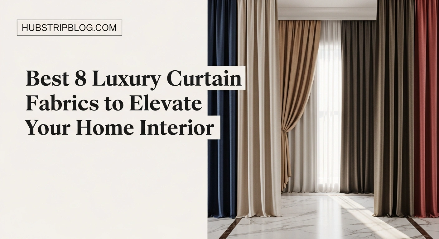 Best 8 Luxury Curtain Fabrics to Elevate Your Home Interior