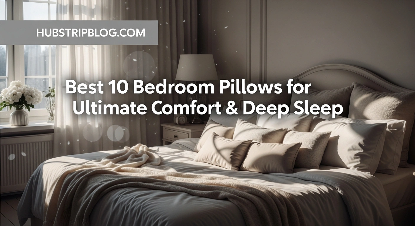 Best 10 Bedroom Pillows for Ultimate Comfort & Deep Sleep
