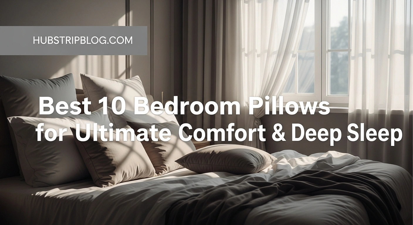 Best 10 Bedroom Pillows for Ultimate Comfort & Deep Sleep
