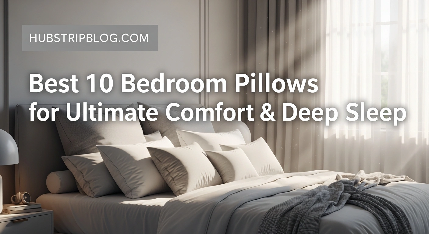 Best 10 Bedroom Pillows for Ultimate Comfort & Deep Sleep