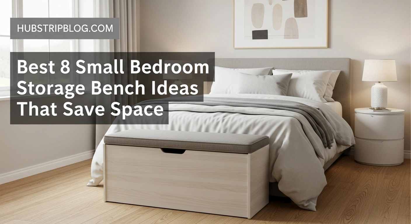 Best 8 Small Bedroom Storage Bench Ideas That Save Space