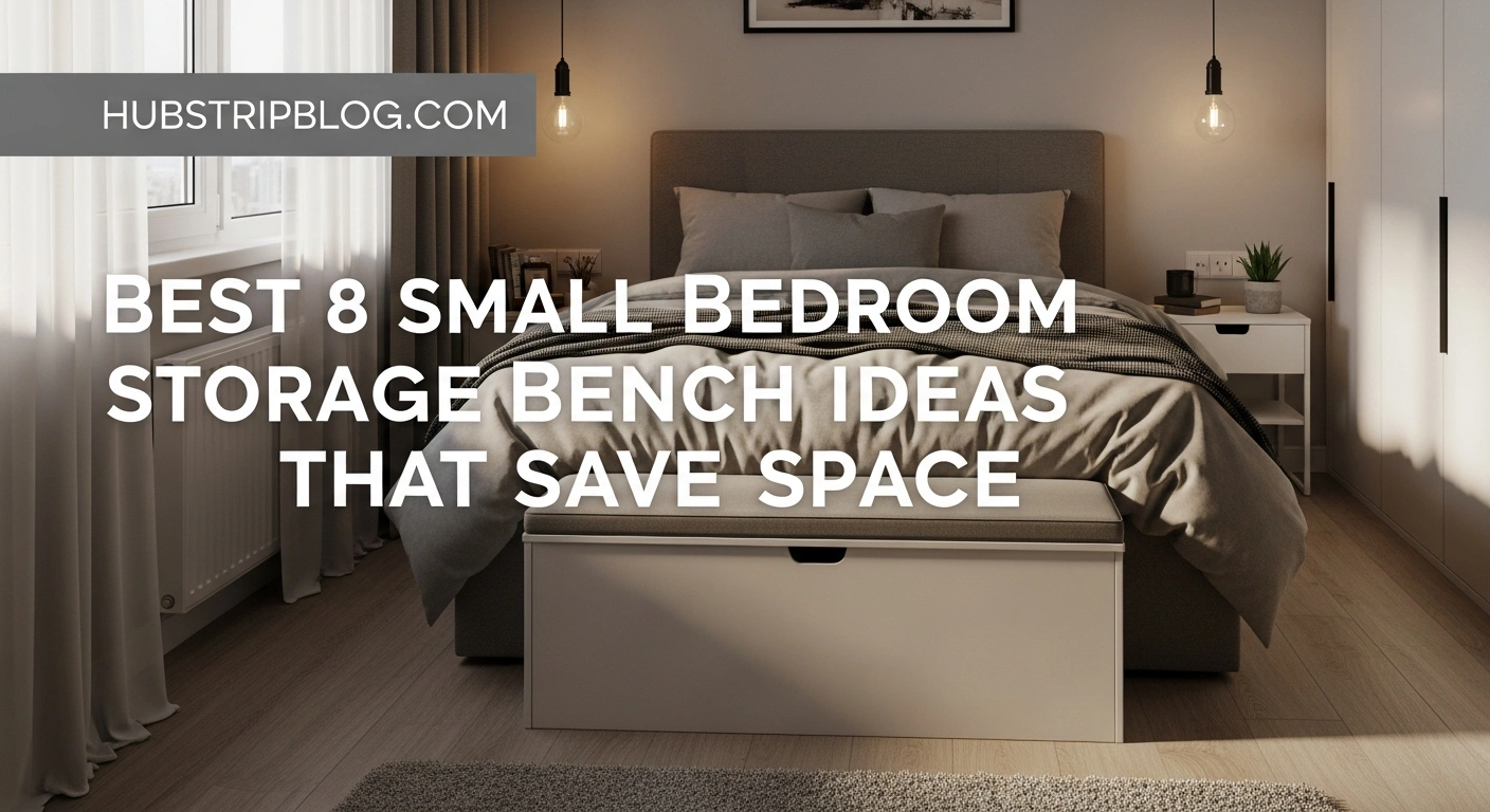 Best 8 Small Bedroom Storage Bench Ideas That Save Space