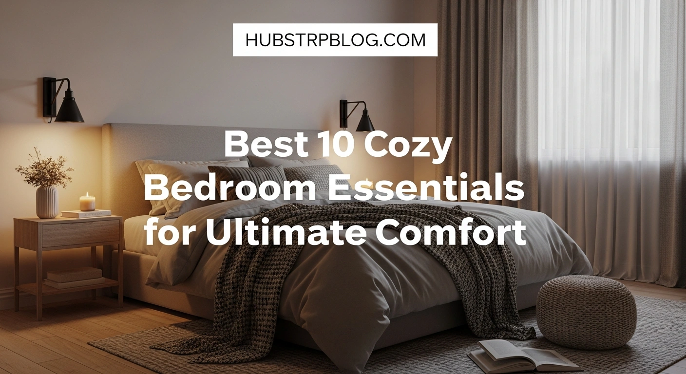 Best 10 Cozy Bedroom Essentials for Ultimate Comfort 5 Best 10 Cozy Bedroom Essentials for Ultimate Comfort