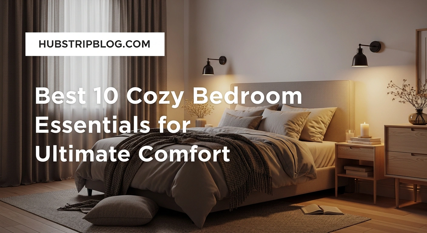 Best 10 Cozy Bedroom Essentials for Ultimate Comfort 7 Best 10 Cozy Bedroom Essentials for Ultimate Comfort