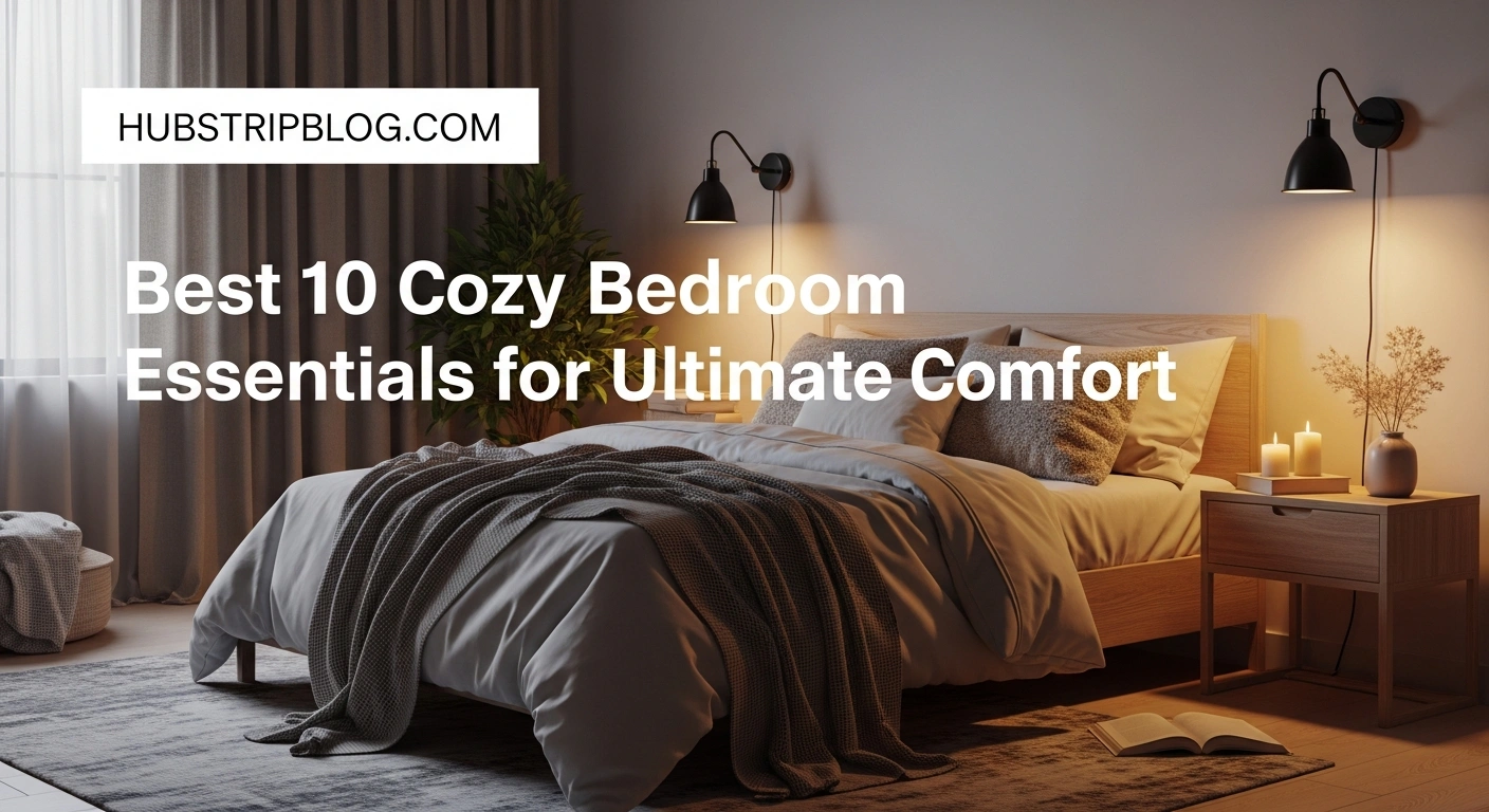 Best 10 Cozy Bedroom Essentials for Ultimate Comfort 6 Best 10 Cozy Bedroom Essentials for Ultimate Comfort