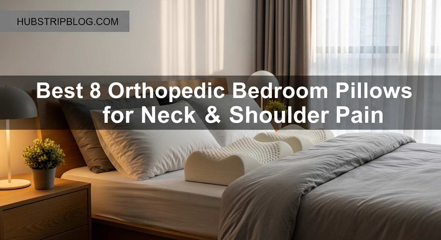 Best 8 Orthopedic Bedroom Pillows for Neck & Shoulder Pain 7 Best 8 Orthopedic Bedroom Pillows for Neck & Shoulder Pain