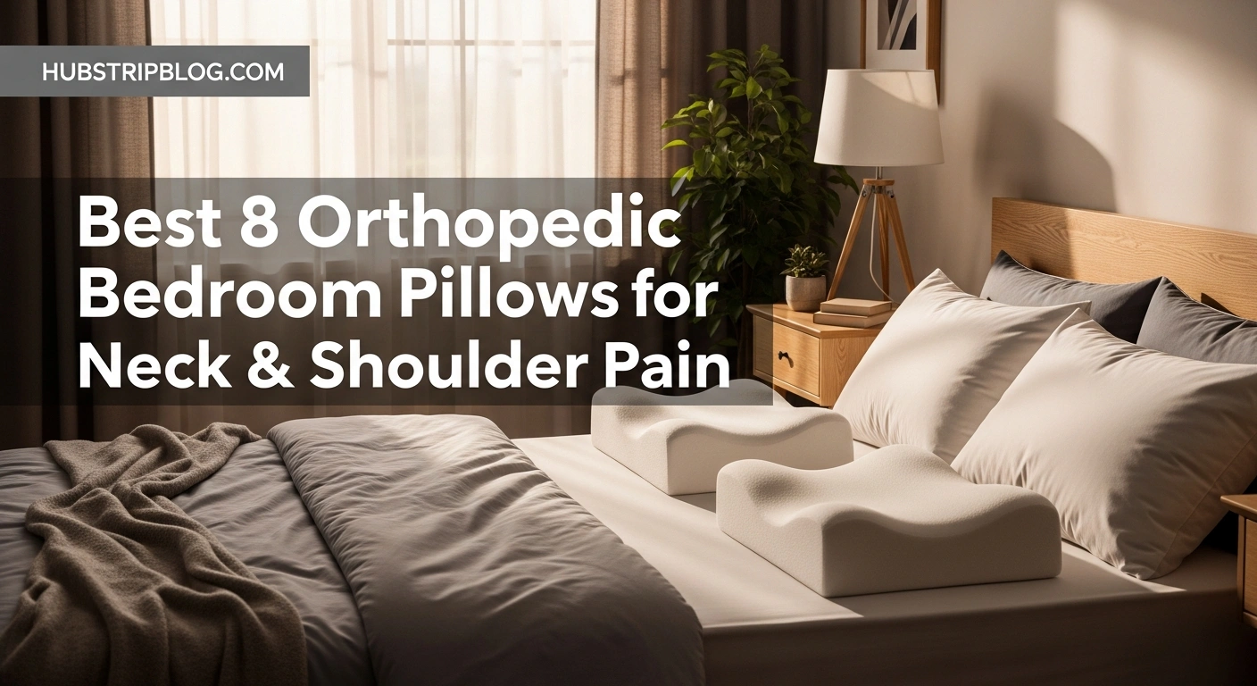 Best 8 Orthopedic Bedroom Pillows for Neck & Shoulder Pain 5 Best 8 Orthopedic Bedroom Pillows for Neck & Shoulder Pain