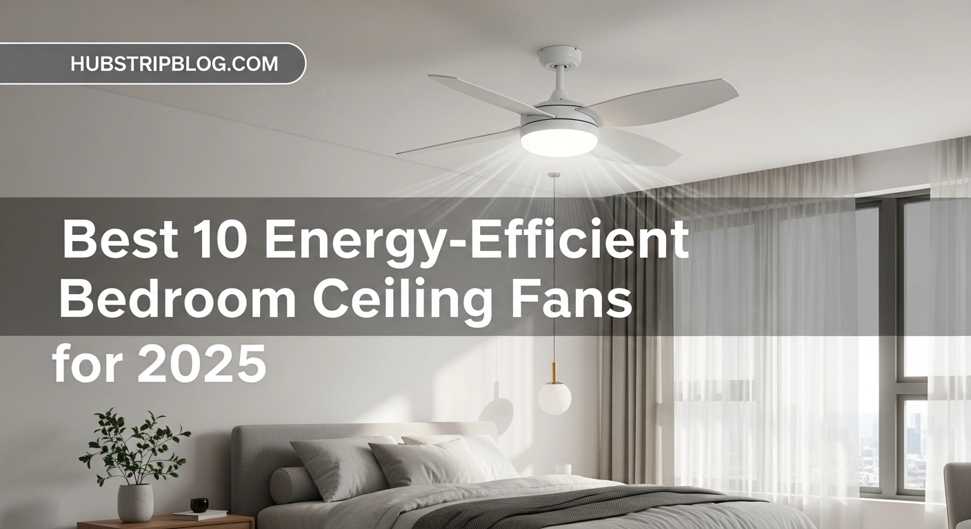 Best 10 Energy-Efficient Bedroom Ceiling Fans for 2025