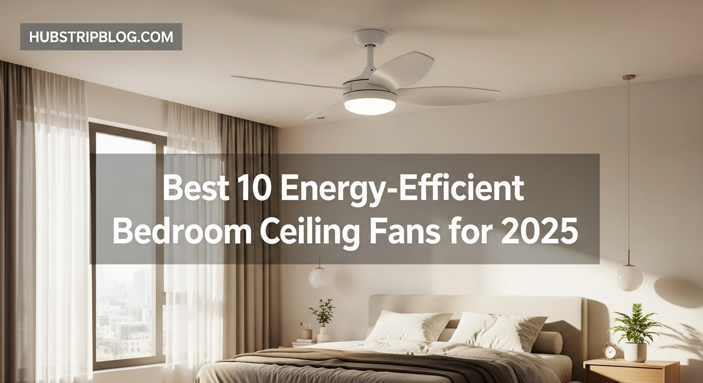 Best 10 Energy-Efficient Bedroom Ceiling Fans for 2025