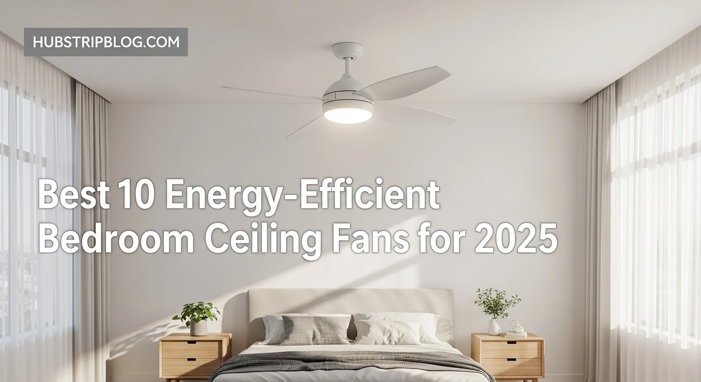Best 10 Energy-Efficient Bedroom Ceiling Fans for 2025