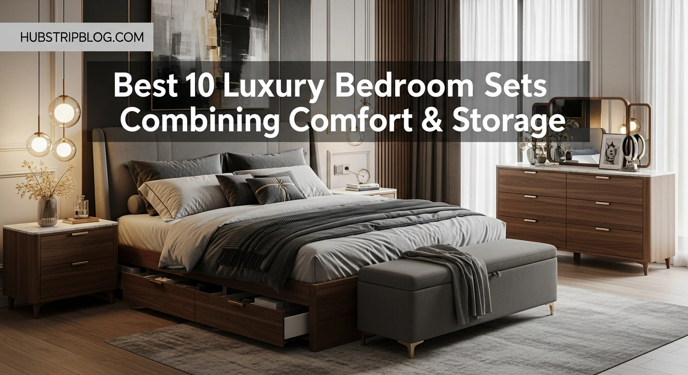 Best 10 Luxury Bedroom Sets Combining Comfort & Storage