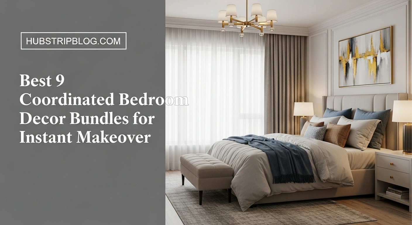 Best 9 Coordinated Bedroom Decor Bundles for Instant Makeover