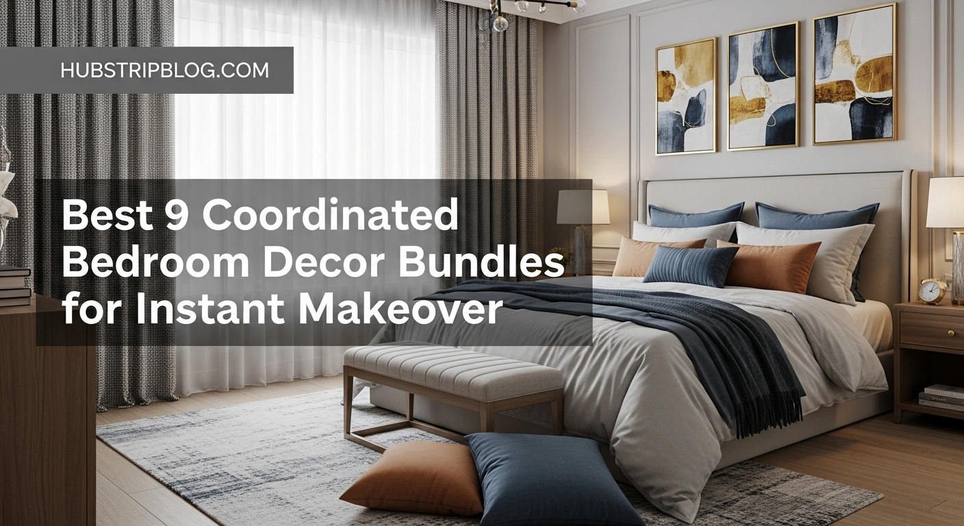 Best 9 Coordinated Bedroom Decor Bundles for Instant Makeover