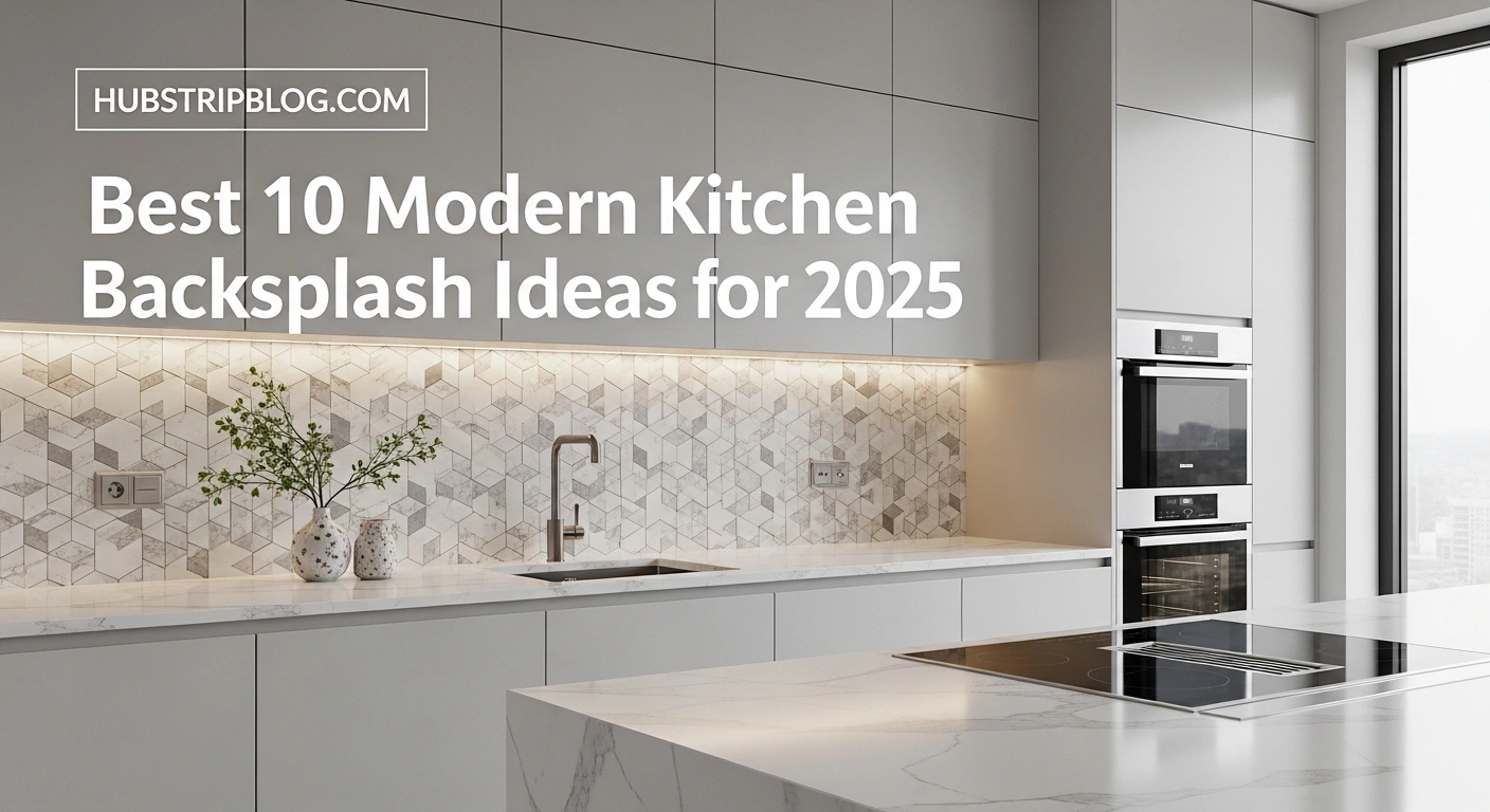 Best 10 Modern Kitchen Backsplash Ideas for 2025