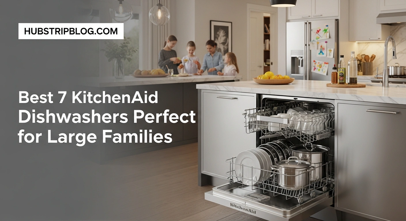 Best 7 KitchenAid Dishwashers Perfect for Large Families