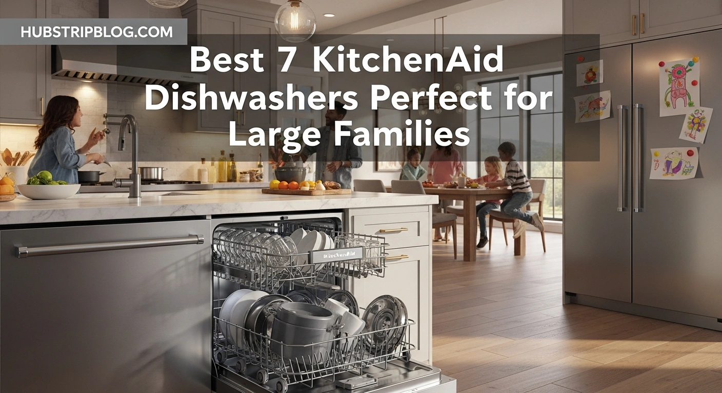 Best 7 KitchenAid Dishwashers Perfect for Large Families