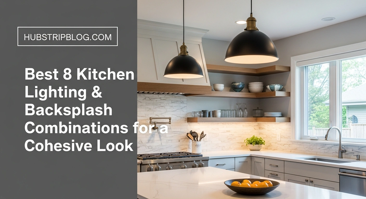 Best 8 Kitchen Lighting & Backsplash Combinations for a Cohesive Look 6 Best 8 Kitchen Lighting & Backsplash Combinations for a Cohesive Look