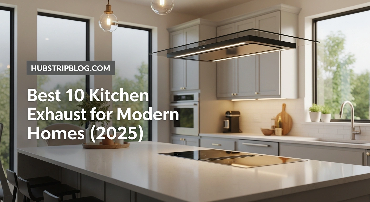 Best 10 Kitchen Exhaust Fans for Modern Homes (2025)