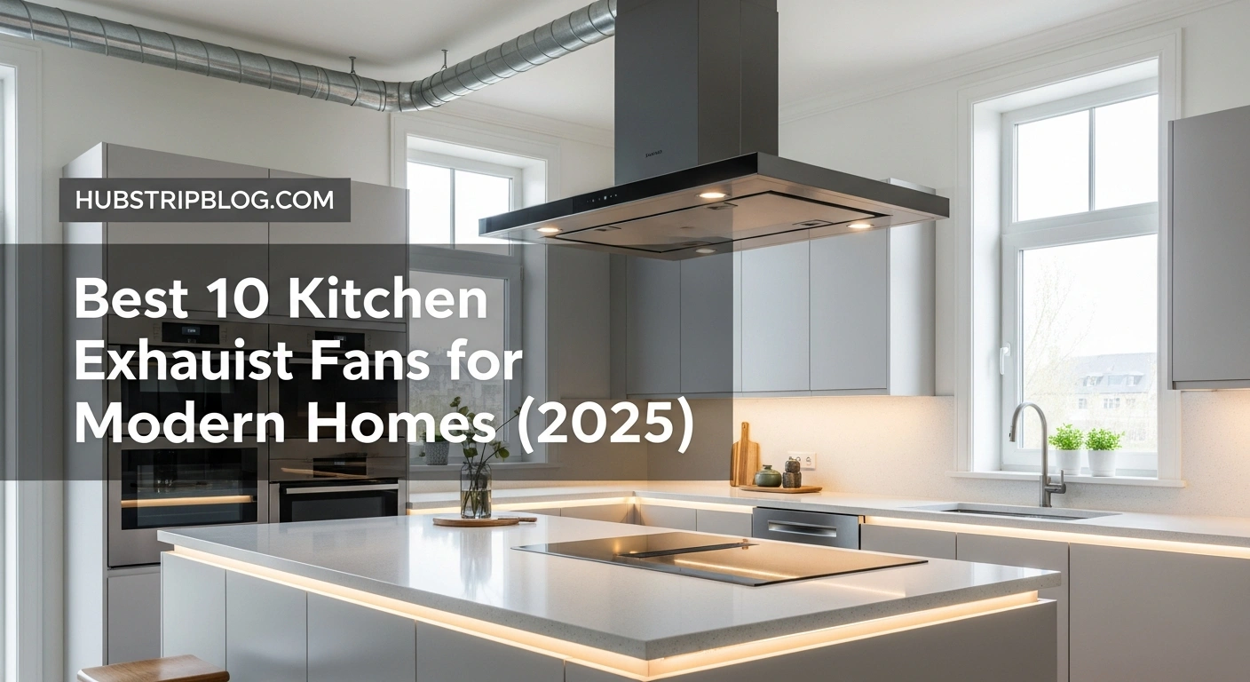 Best 10 Kitchen Exhaust Fans for Modern Homes (2025)