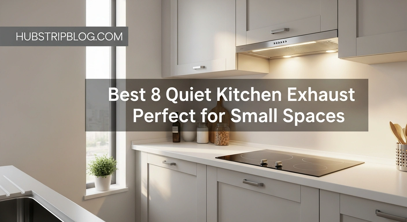 Best 8 Quiet Kitchen Exhaust Fans Perfect for Small Spaces 6 Best 8 Quiet Kitchen Exhaust Fans Perfect for Small Spaces