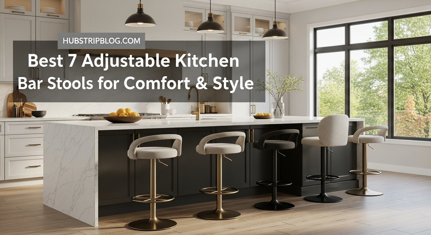 Best 7 Adjustable Kitchen Bar Stools for Comfort & Style 6 Best 7 Adjustable Kitchen Bar Stools for Comfort & Style