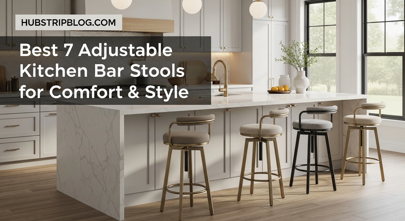Best 7 Adjustable Kitchen Bar Stools for Comfort & Style 5 Best 7 Adjustable Kitchen Bar Stools for Comfort & Style