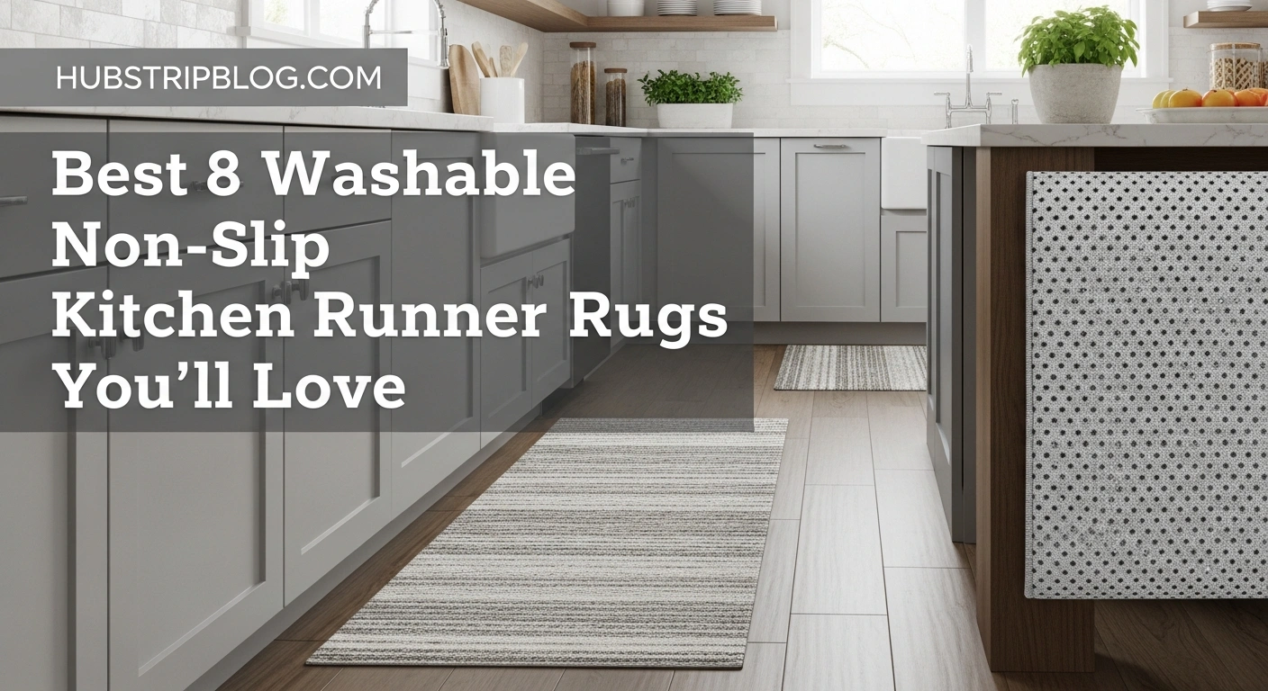Best 8 Washable Non-Slip Kitchen Runner Rugs You’ll Love 5 Best 8 Washable Non-Slip Kitchen Runner Rugs You’ll Love