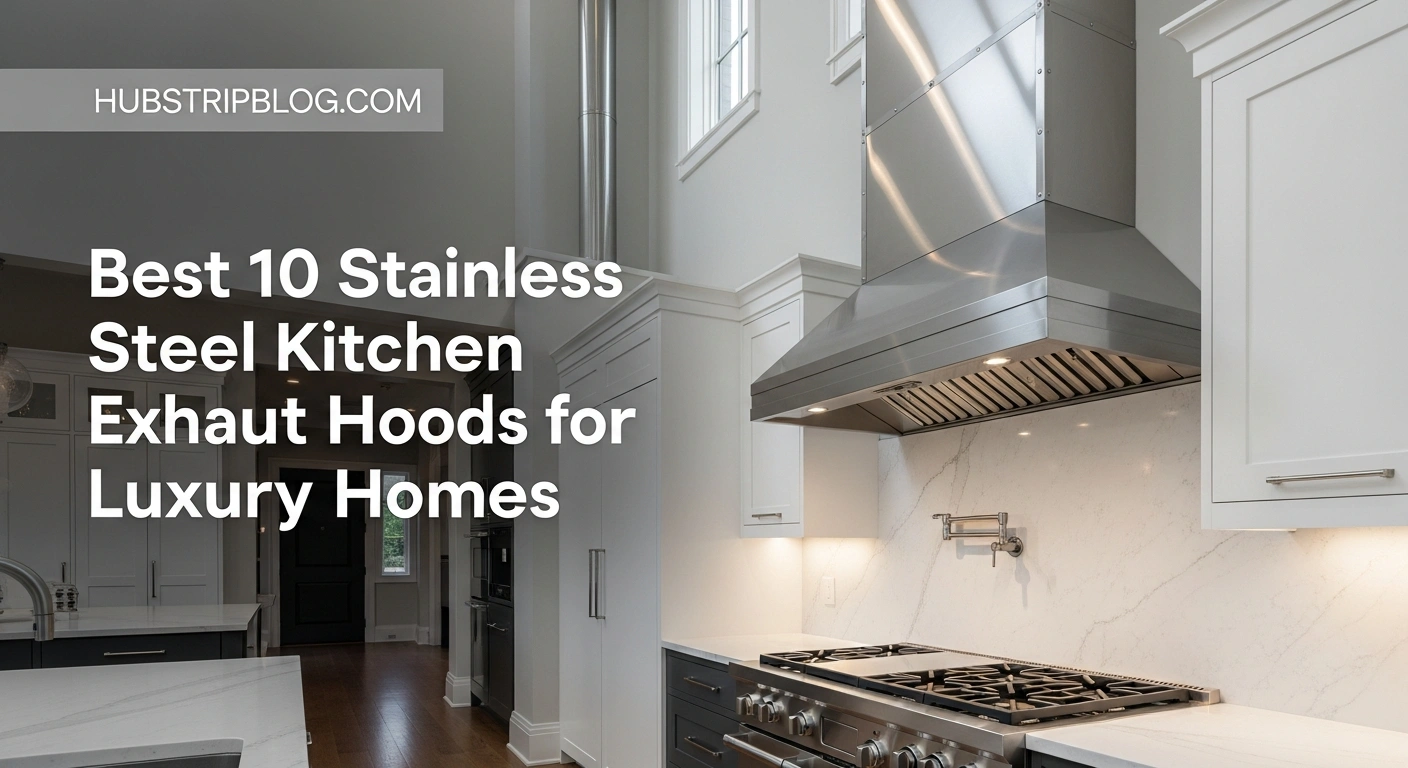 Best 10 Stainless Steel Kitchen Exhaust Hoods for Luxury Homes 5 Best 10 Stainless Steel Kitchen Exhaust Hoods for Luxury Homes