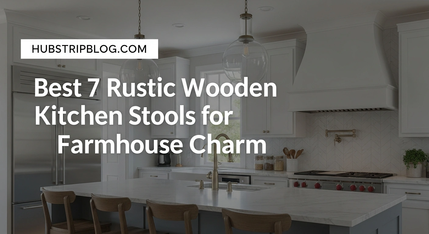 Best 7 Rustic Wooden Kitchen Stools for Farmhouse Charm 5 Best 7 Rustic Wooden Kitchen Stools for Farmhouse Charm