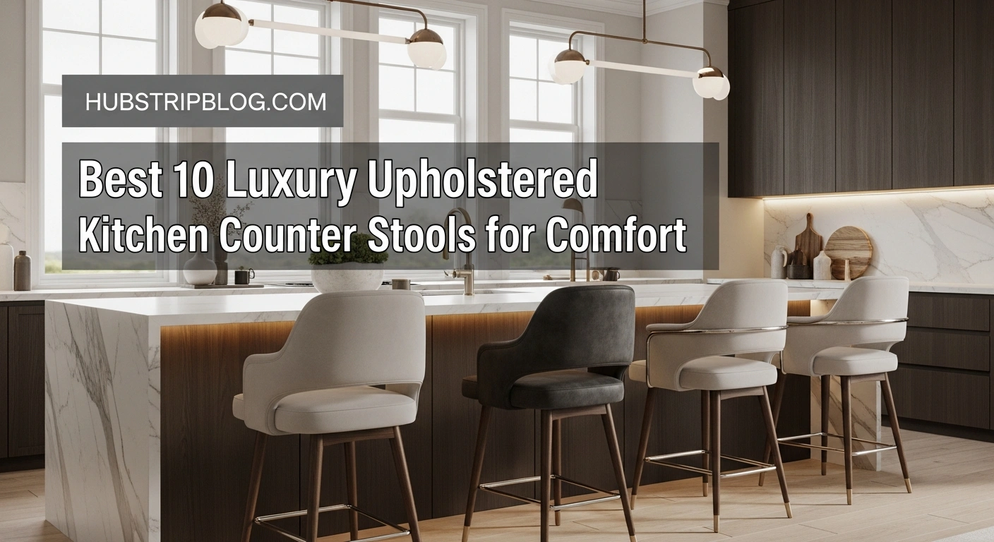 Best 10 Luxury Upholstered Kitchen Counter Stools for Comfort 5 Best 10 Luxury Upholstered Kitchen Counter Stools for Comfort