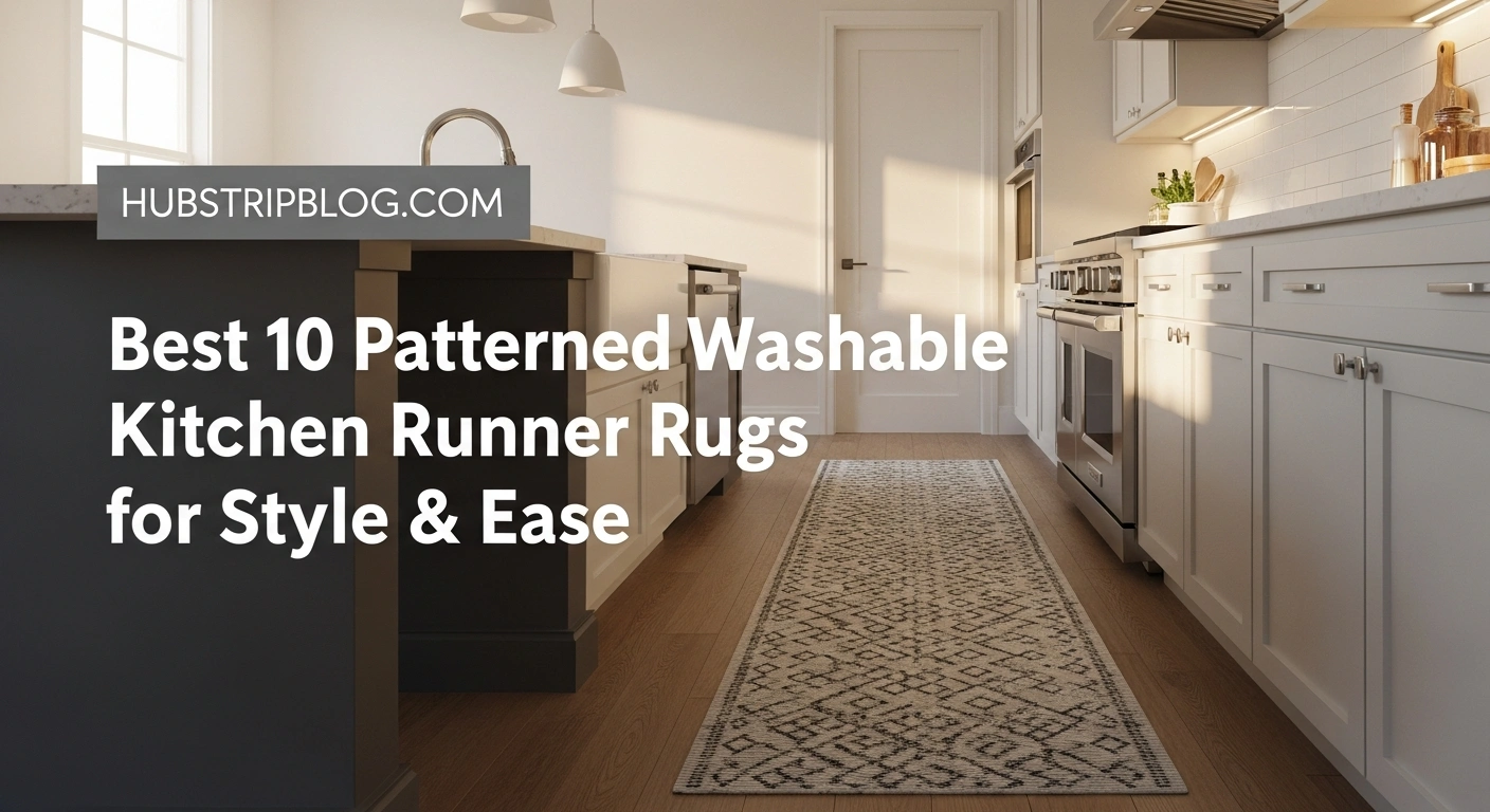 Best 10 Patterned Washable Kitchen Runner Rugs for Style & Ease 6 Best 10 Patterned Washable Kitchen Runner Rugs for Style & Ease