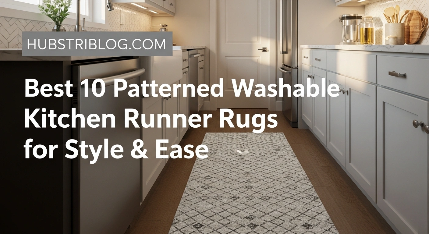 Best 10 Patterned Washable Kitchen Runner Rugs for Style & Ease 7 Best 10 Patterned Washable Kitchen Runner Rugs for Style & Ease