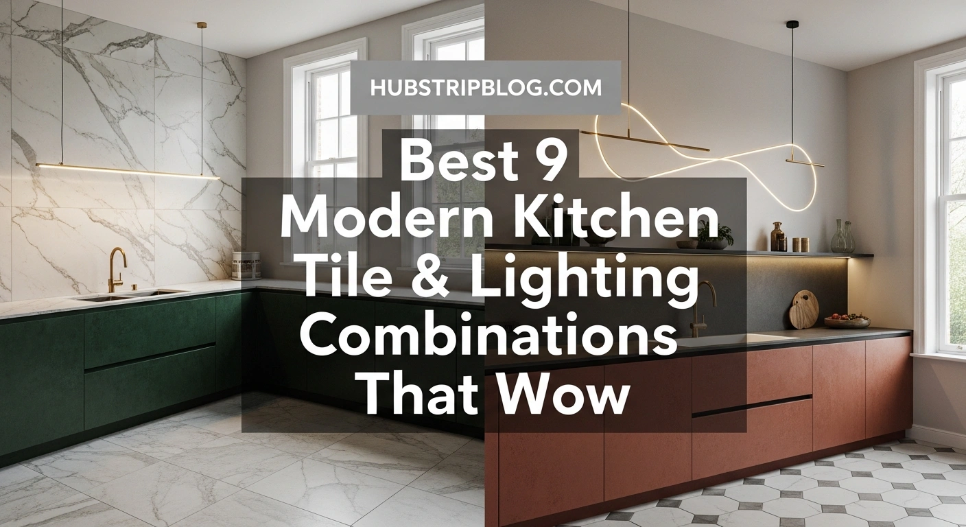Best 9 Modern Kitchen Tile & Lighting Combinations That Wow 6 Best 9 Modern Kitchen Tile & Lighting Combinations That Wow
