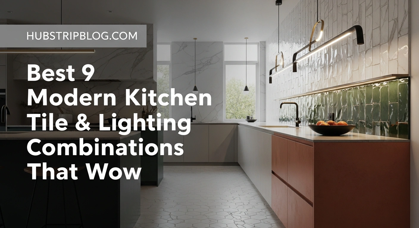 Best 9 Modern Kitchen Tile & Lighting Combinations That Wow 7 Best 9 Modern Kitchen Tile & Lighting Combinations That Wow