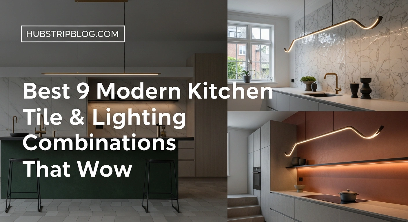 Best 9 Modern Kitchen Tile & Lighting Combinations That Wow 5 Best 9 Modern Kitchen Tile & Lighting Combinations That Wow