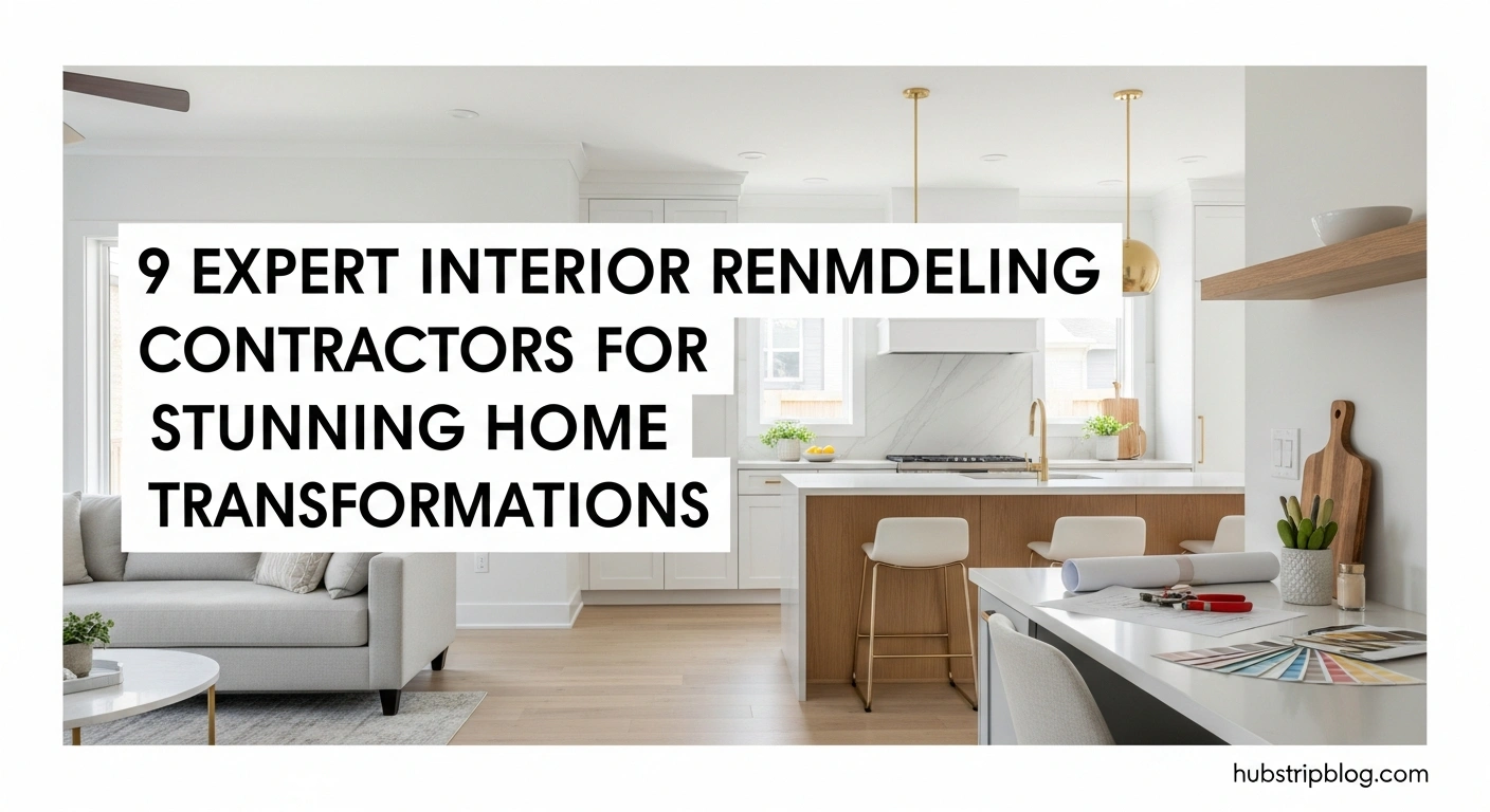9 Expert Interior Remodeling Contractors