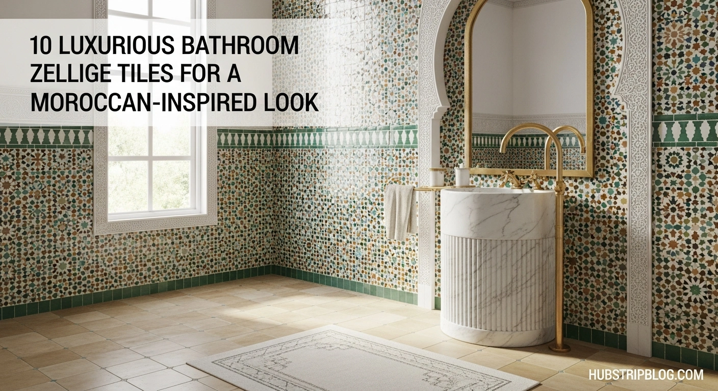 10 Luxurious Bathroom Zellige Tiles for a Moroccan-Inspired Look 4 10 Luxurious Bathroom Zellige Tiles
