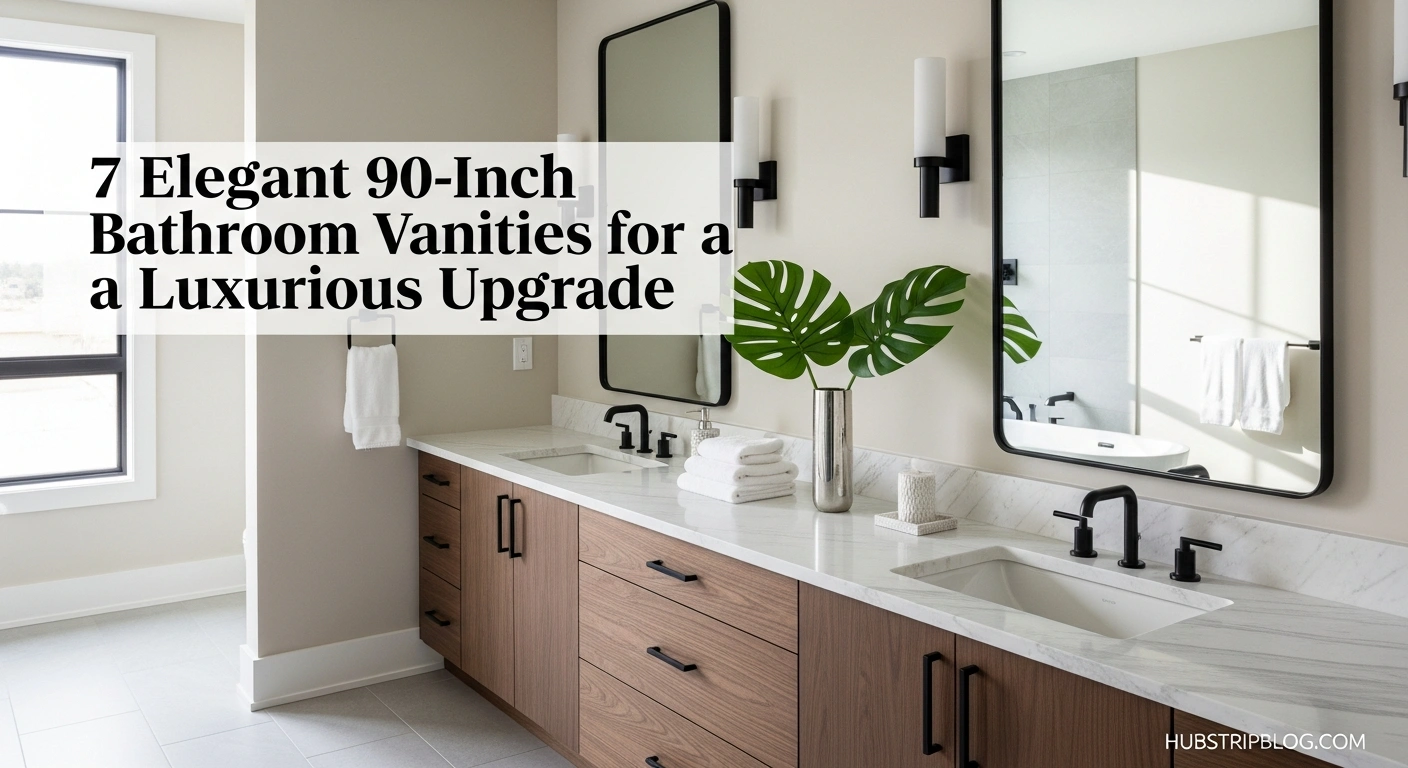 7 Elegant 90-Inch Bathroom Vanities for a Luxurious Upgrade 7 90-Inch Bathroom Vanities