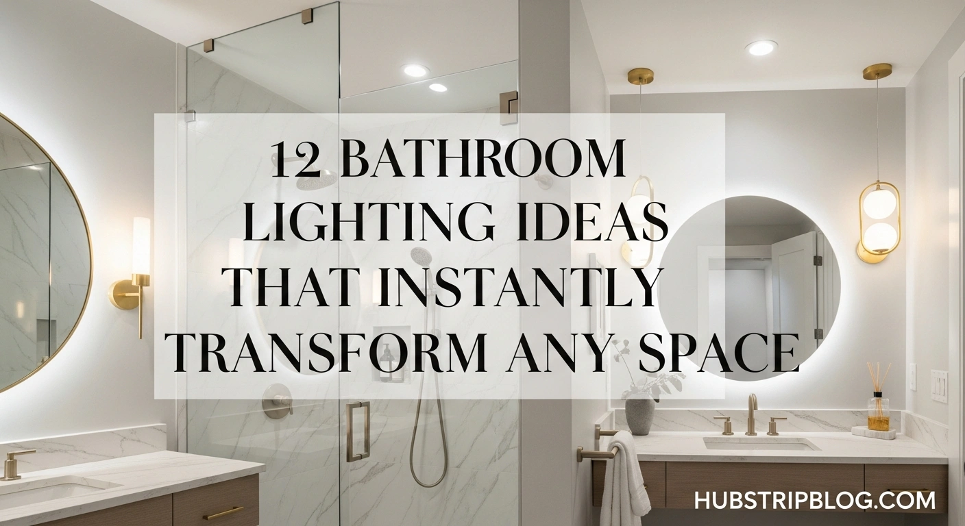 12 Bathroom Lighting Ideas That Instantly Transform Any Space 5 Bathroom Lighting Ideas