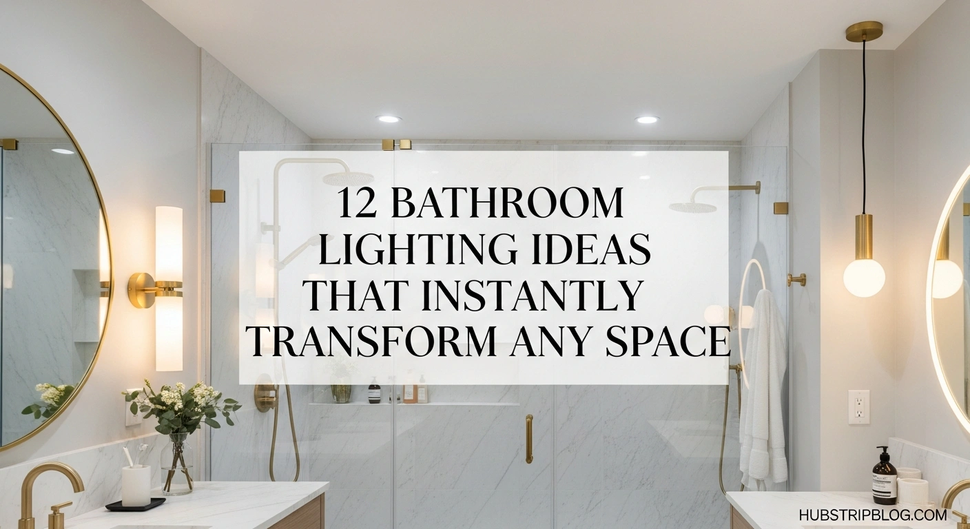 12 Bathroom Lighting Ideas That Instantly Transform Any Space 4 Bathroom Lighting Ideas